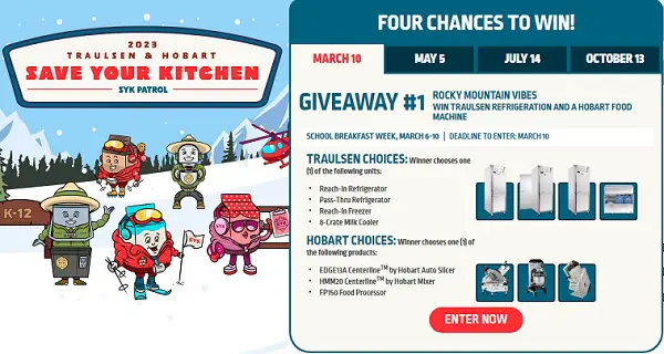Save Your Kitchen Giveaway: Win Traulsen & Hobart Kitchen Equipment