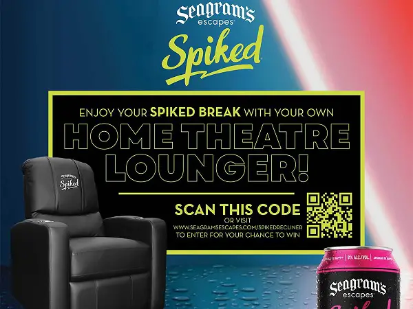 Seagram’s Spike Up Your Work Break Giveaway: Win A Free Recliner (7 Winners)