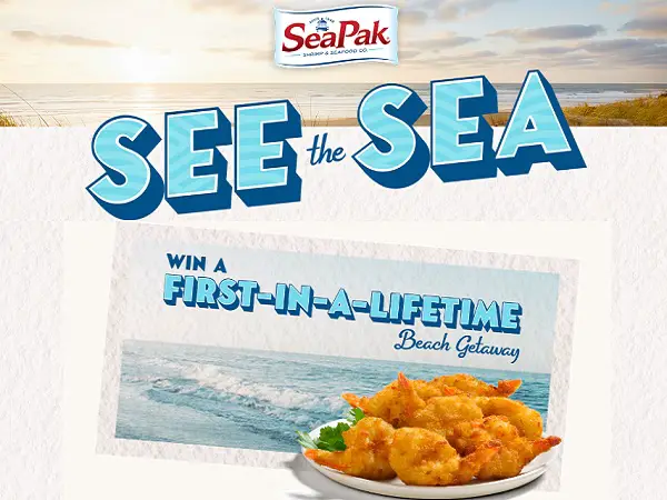 SeaPak See the Sea Contest: Win Ultimate Beach Getaway!