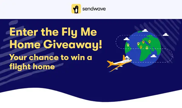 Sendwave Flight Giveaway: Win $1,000 For Flight (20 Winners)