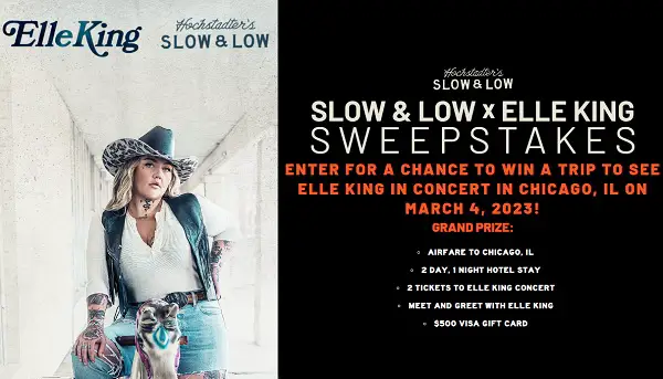 Slow and Low Elle King Giveaway: Win A Trip To Chicago & Concert Tickets