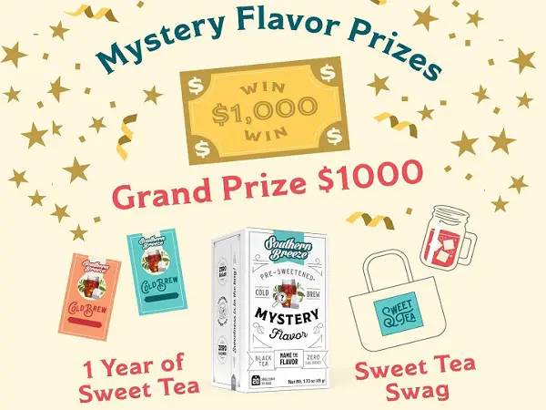 Southern Breeze Mystery Flavor Giveaway: Win $1000 Cash & More