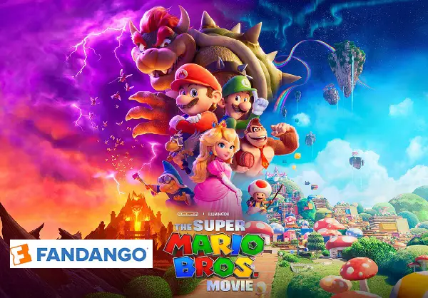 Fandango Super Mario Movie Sweepstakes: Win a California Trip, Movie Tickets & More