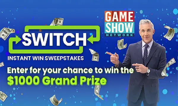 Game Show Network Switch Instant Win Game Giveaway (50+ Winners)
