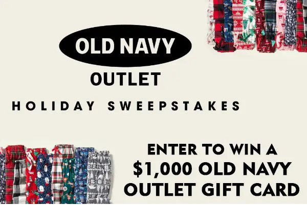 Tanger Outlets Holiday Giveaway: Win $1000 Free Shopping Spree in Old Navy Gift Card