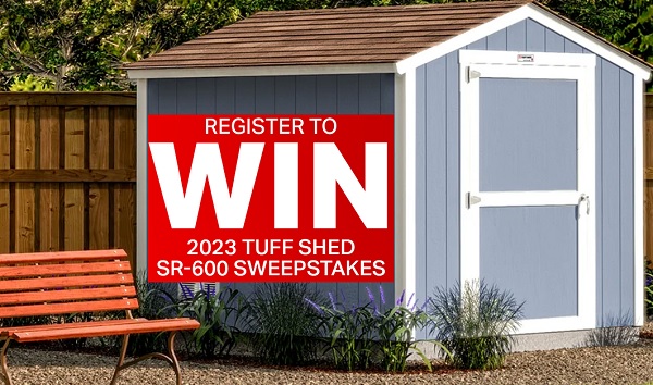 TUFF SHED SR-600 Giveaway