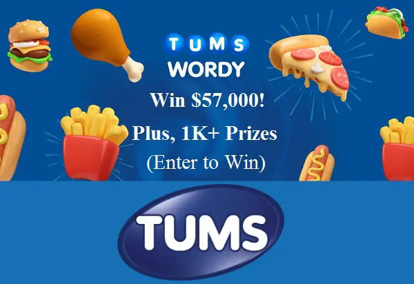 Tumswordy Cash Giveaway: Instant Win $57,000 Cash, Free Gift Cards & More