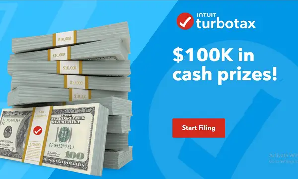 TurboTax Sweepstakes: Win Up to $100000 in Cash Prizes (6 Winners)