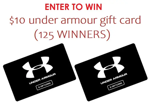 AARP $15 Under Armour Gift Card Giveaway (125 Winners)
