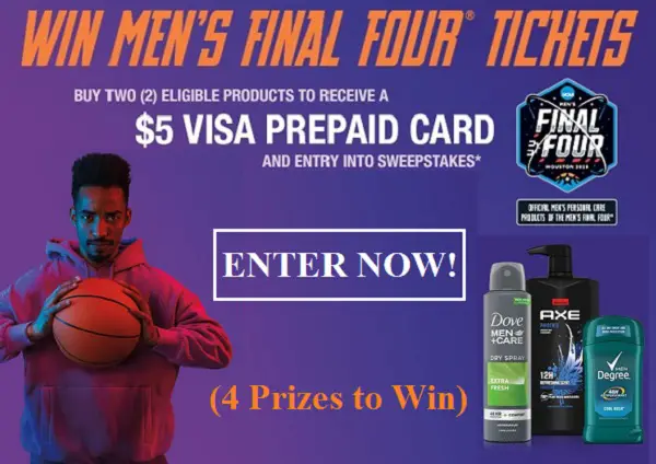 Unilever Basketball Sweepstakes at BJ’s: Win Tickets to NCAA Men’s Final Four