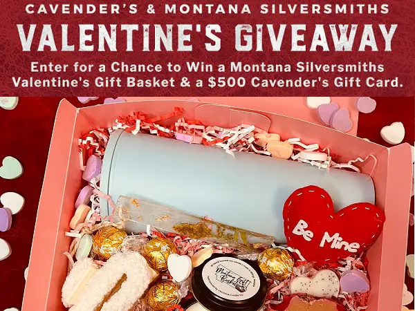 Cavender’s & Montana Silversmiths Valentine’s Giveaway: Win Gift Basket & Gift Card
