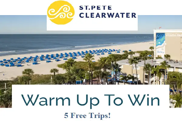 Warm Up To Win 5 Free Trips to St. Petersburg Clearwater