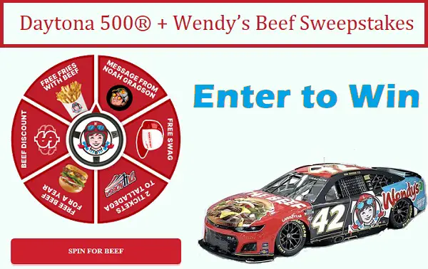 Wendy’s Beef Sweepstakes: Win Free Beef for a Year, Tickets and More!