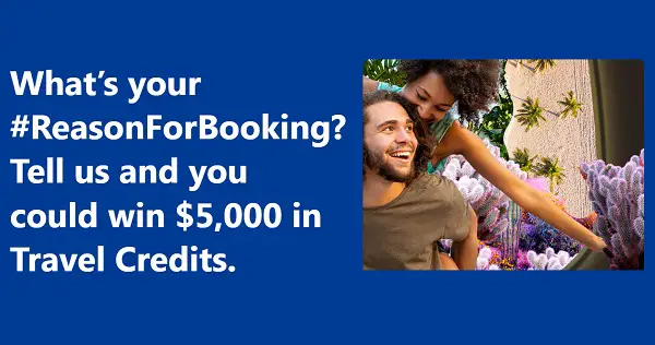 Win $5,000 Booking.com Travel Credits (13 Winners)