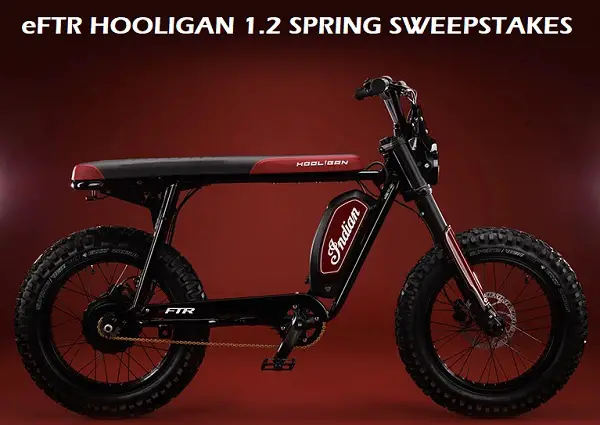 eFTR Hooligan 1.2 Spring Giveaway: Win An Electric Bike