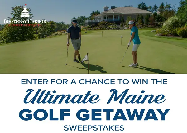 Boothbay Golf Giveaway: Win Free Golf Getaway for 8 & Free Dinner
