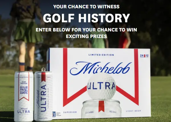 Michelob ULTRA Club Giveaway: Win Free Golf Packs