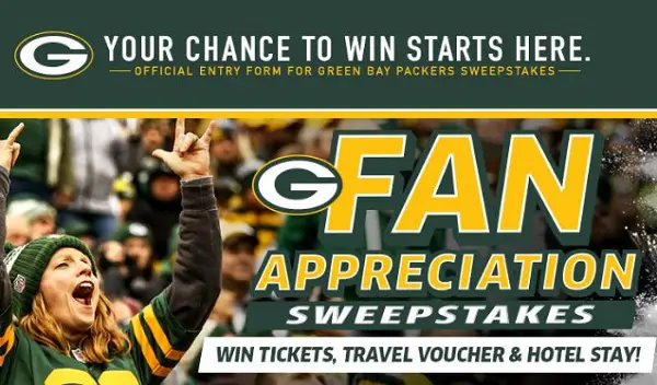Packers Fan Appreciation Giveaway: Win Free Football Tickets