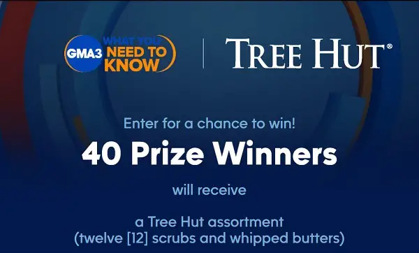 GMA3 and Tree Hut Scrubs Giveaway (40 Winners)