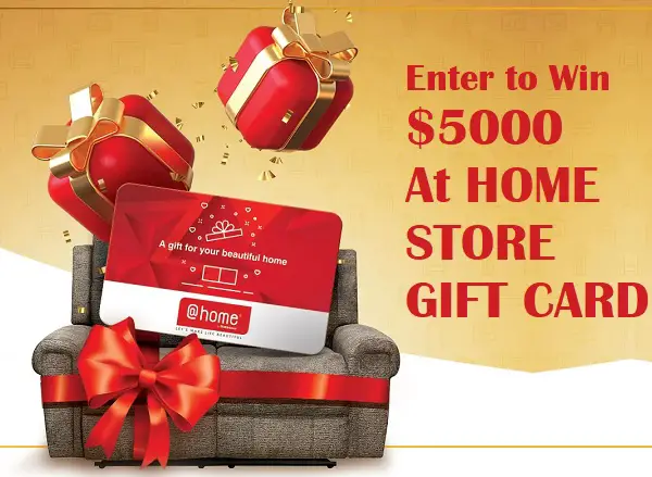 At Home Stores Giveaway: Win $5,000 At Home Gift Card