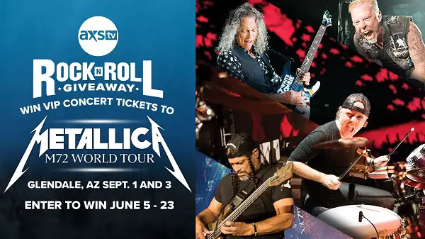 Metallica Concert Ticket Giveaway 2023
