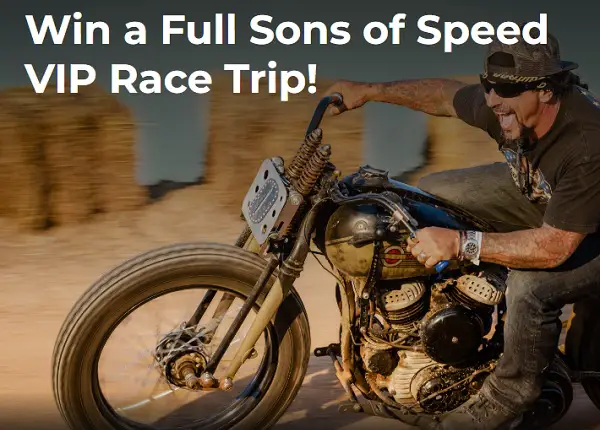 Win Sons Of Speed Motorcycle Race Package