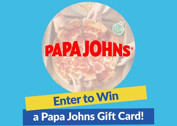 AARP $10 Papa John's Gift Card Giveaway