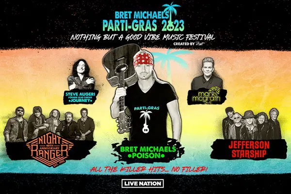 SiriusXM Bret Michaels Parti-Gras Tour Giveaway: Win Tickets & More!