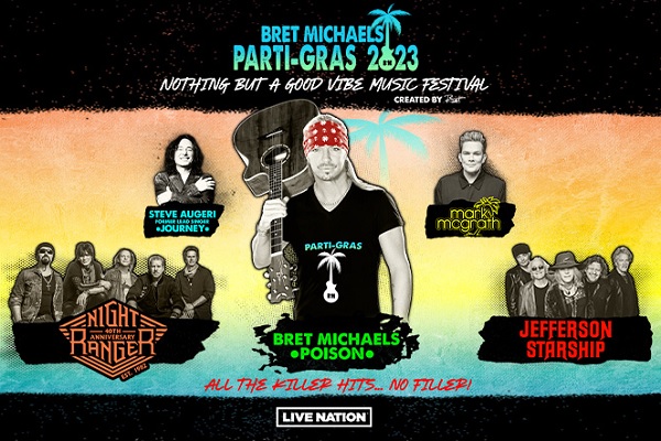 SiriusXM Bret Michaels Parti-Gras Tour Giveaway: Win Tickets & More!