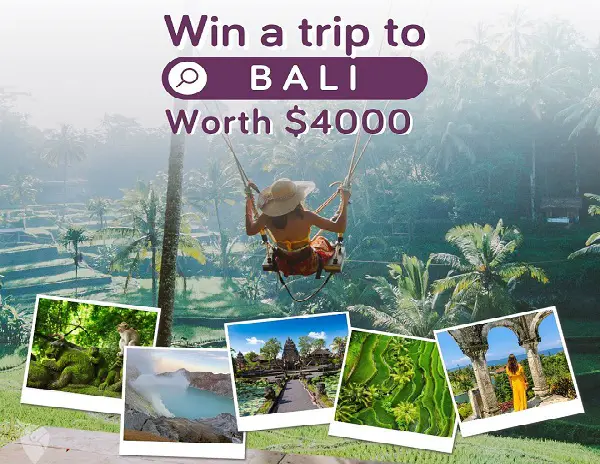 Win a Trip To Bali Giveaway