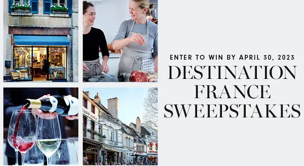 Destination France Giveaway: Win A Trip To France