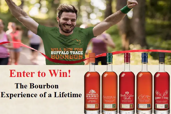 Will Run For Buffalo Trace Bourbon Trip Giveaway: Win A Trip & $800 Gift Card