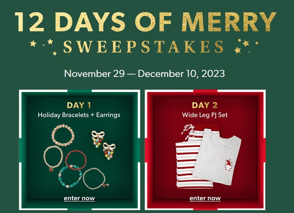 Maurices 12 Day of Merry Giveaway: Win Prizes Daily
