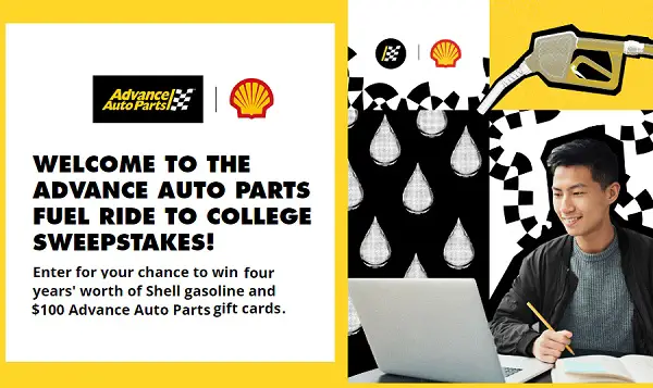 Advance Auto Parts Fuel Ride Sweepstakes: Win Free Gas for Four years or $100 Gift Cards!