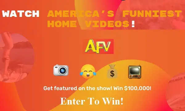 AFV America’s Funniest Home Videos Contest: Win Cash Up To $100,000 & Free T-shirts