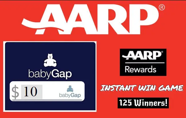 AARP Rewards Instant Win $10 babyGap Gift Card Giveaway (125 Winners)