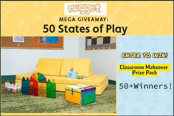 Nugget Back to School Classroom Makeover Giveaway (50+ Winners)