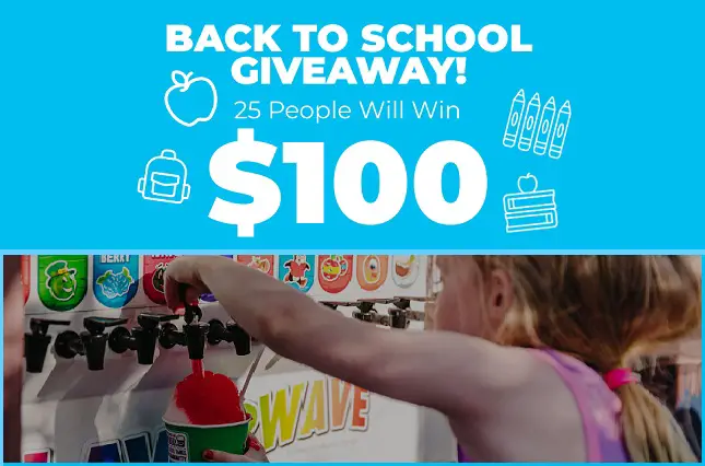Kona Ice Back to School Giveaway: Win $100 Gift Cards (25 Winners)