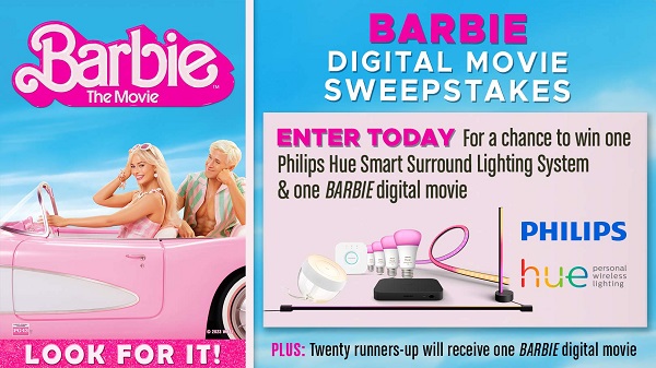 Barbie Digital Movie Sweepstakes: Win Smart Lighting System & Free Movie to Watch