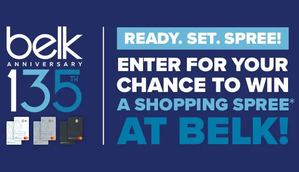 Belk's 135th Anniversary Sweepstakes: Win $135 Belk Gift Card Every Week! (135 Winners)