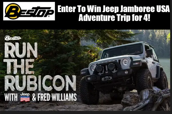Bestop Trip Giveaway: Win a Free Jeep Jamboree USA Trip & Camping for 4