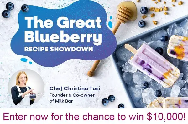 Blueberry Showdown Recipe Contest: Win $10,000, Free Trip to NYC & More (6 Winners)