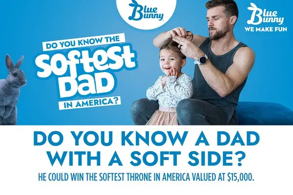 Blue Bunny Softest Dad Contest: Win a Recliner Chair & Free Ice Cream for Summer Season