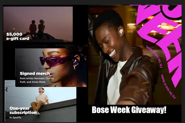 Bose Week Giveaway: Win $5,000 in Ticketmaster, Free Merchandise & Spotify Subscription