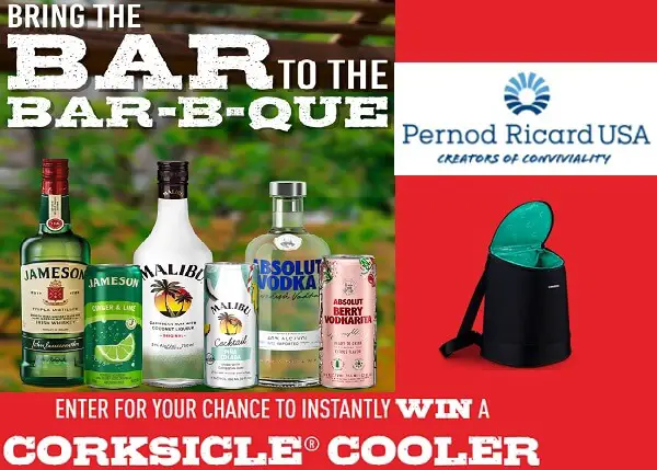 Bring The Bar To The BBQ Summer Giveaway: Instant Win Free Coolers (90+ Winners)