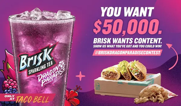 Brisk Dragon Paradise TikTok Challenge: Win $50000 Cash!