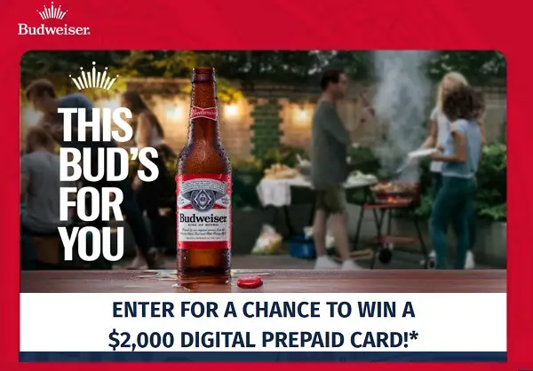 Bud Grilling Summer Giveaway: Win $2,000 Free Prepaid Card for Grill Set