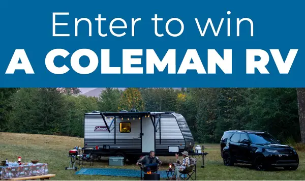 Camping World Free Coleman RV Giveaway (4 Winners)