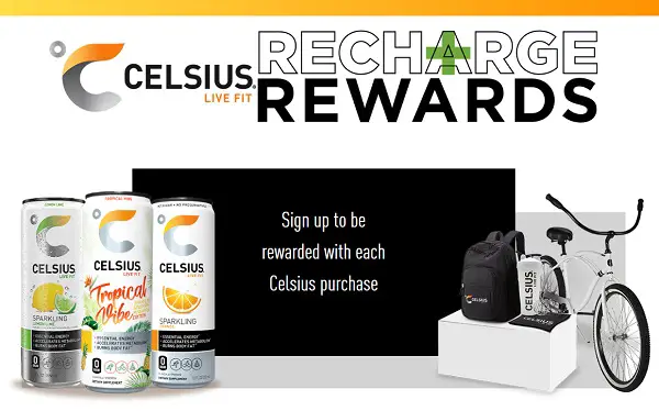 Celsius Healthcare Re-Charge Rewards Sweepstakes: Win Cruiser Bike, Free T-shirts, Bags & More