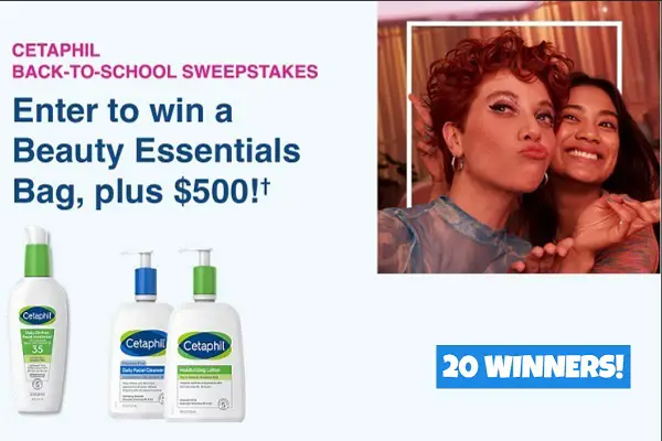 Cetaphill Back To School Giveaway: Win Cash of $500 & Free Beauty Products (20 Winners)